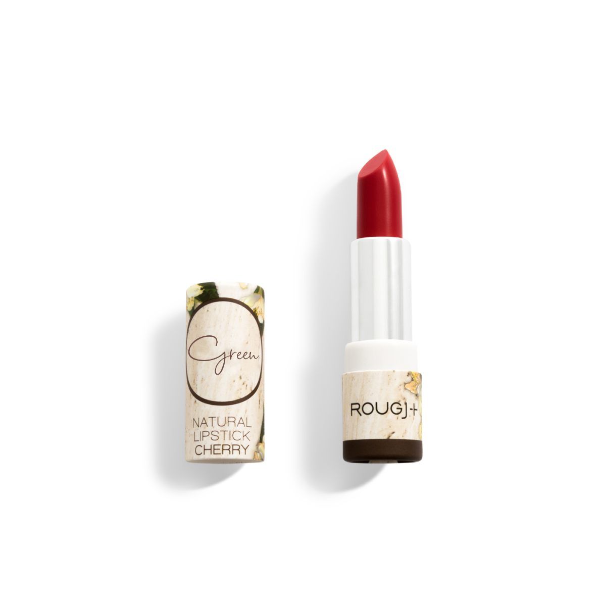 Rougj Green Natural Lipstick Rossetto Color Rosso