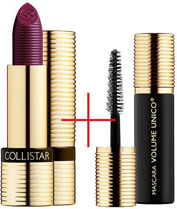 Collistar Rossetto Unico N 17 Viola + Mascara Volume Unico Formato Speciale