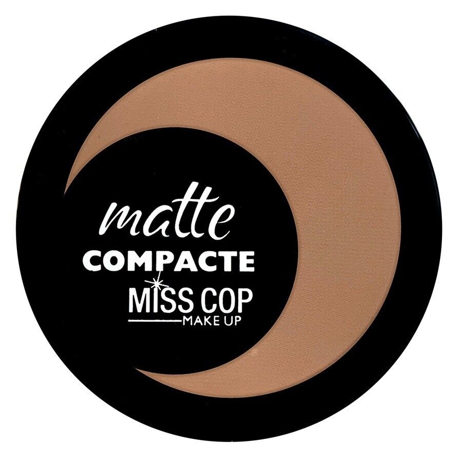 Miss Cop - Matte Compacte Cipria 4.5 g Marrone chiaro unisex