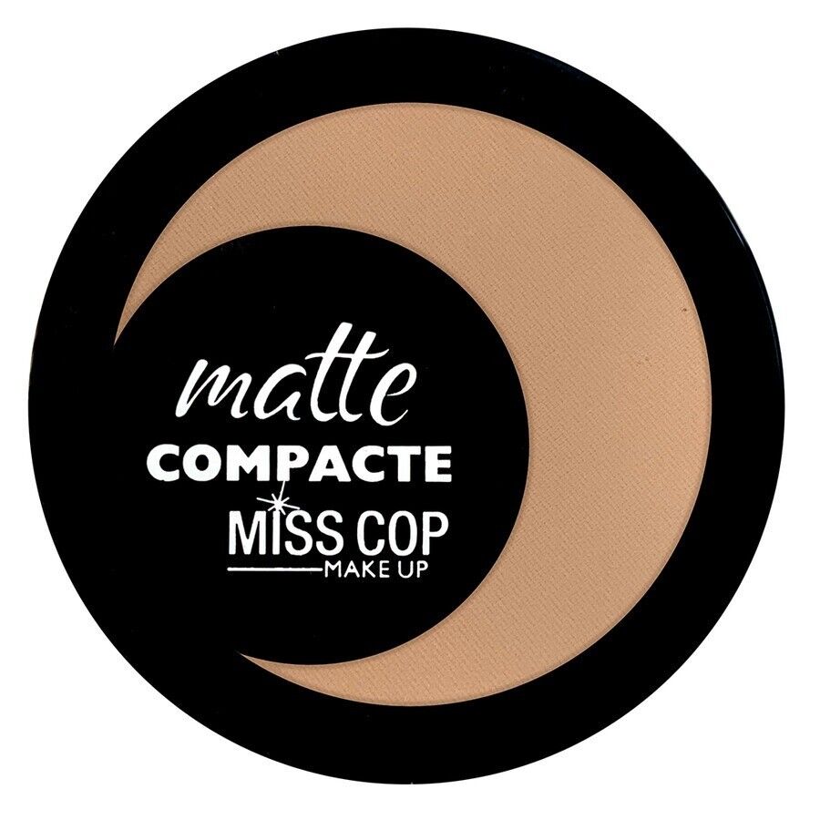 Miss Cop - Matte Compacte Cipria 4.5 g Marrone chiaro unisex