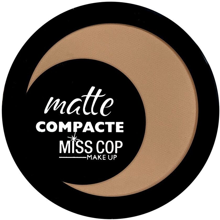 Miss Cop - Matte Compacte Cipria 4.5 g Marrone chiaro unisex