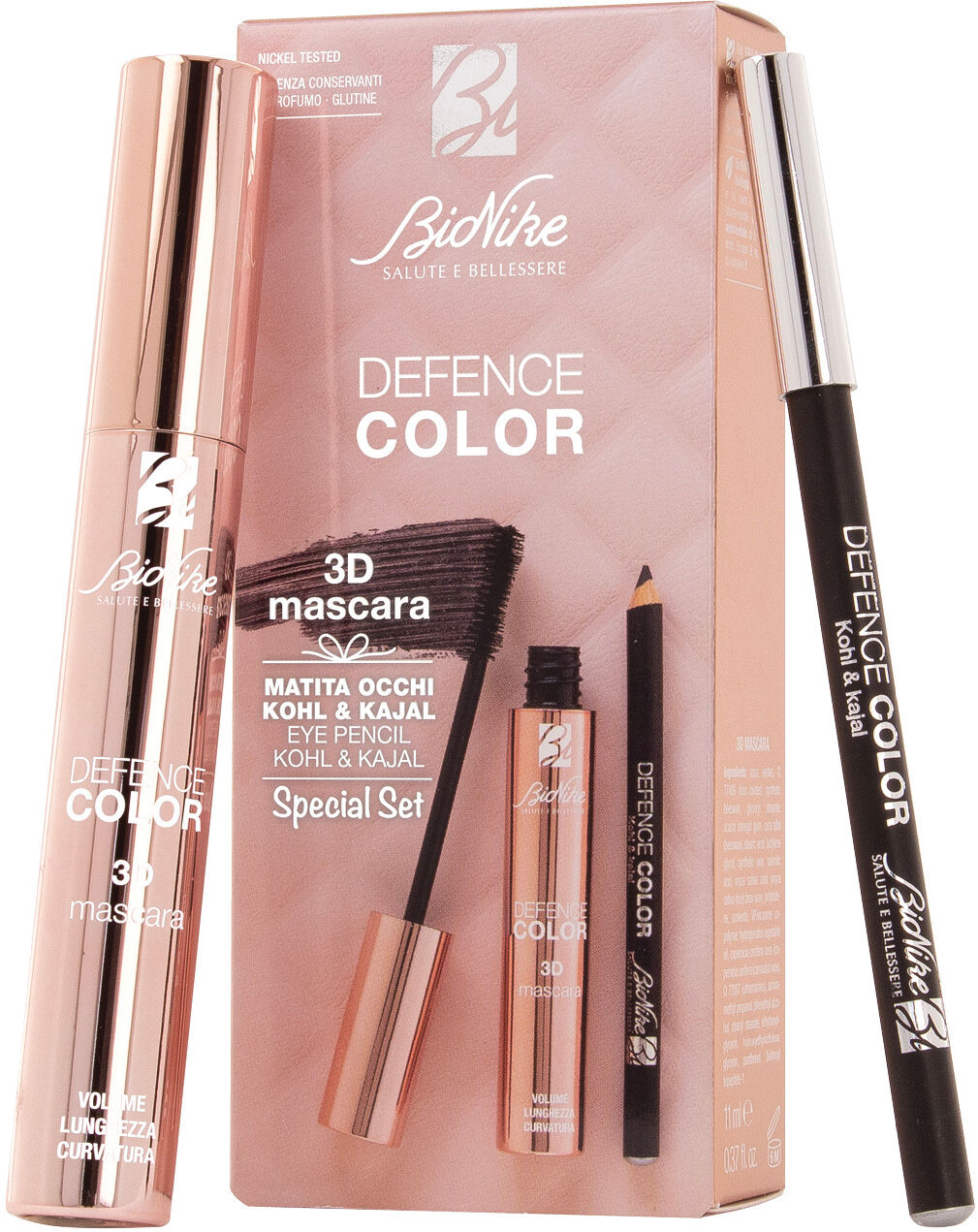 Bionike Defence color special set occhi mascara 3d + matita khol & kajal