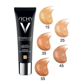 Vichy Make-Up Linea Dermablend 3d Correction Fondotinta Elevata Coprenza 30ml 15