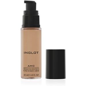 Inglot AMC Cream Foundation, onderlegger met natuurlijke dekking, highlighter-formule voor een stralende teint, bevat vitamine E, veganistisch, 30 ml: LW200