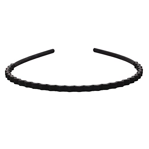 HHRHLKNH Hoofdbanden 2 stuks kleine golvende hoofdband hoofdband zwart trend dames 0,5 cm hoofdband hoofdband zwarte hoofdband