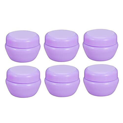 FRCOLOR 12 Stks Plastic To Go Containers Crème Container Reizen Cosmetische Containers Kleine Cosmetische Sample Containers 20G Cosmetische Containers Doorzichtige Plastic Potten Met