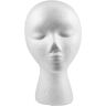 fasljkhf 27,5 x 52cm Dummy/mannequin hoofd Vrouwelijk Foam (Polystyreen) Exposant voor cap, hoofdtelefoon, haaraccessoires en pruiken Vrouw Mannequin Foam