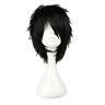 LINGCOS Anime Death Note L Cos Wig Mens L.Lawliet Short Black Heat Resistant Hair Pelucas Cosplay Costume Wigs + Wig Cap