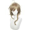 RUIRUICOS Youtuber Kanae Cosplay Wig Vtuber Short Brown Heat Resistant Synthetic Hair Wig + Wig Cap