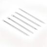 Uxsiya 5 stks Rvs Mee-eter Naalden Double-end Rvs Mee-eter Comedo Puistje Naald Huidverzorging Tool Set voor huidverzorging