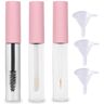 OTEB 10 Ml Lege Mascarabuis En Toverstaf, Glazen Mascarabuizen Leeg For Ricinusolie, Lege Mascarabuis En Toverstaf Glas, Eyelinerbuis En Lipglossbuizen, Lege Mascaraflessen Met Borstel (Color : 1SET)