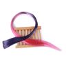 EQWR Wig for Wig hair piece, real hair piece, color hair piece, gradient high temperature wire, one piece hair piece color: gradient No. 1
