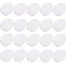 RVUEM Finger Size Powder Puff, Triangle Shape Powder Puff Mini Makeup Puff Makeup Sponges Blending Sponge Beauty Makeup Powder Pads Soft Makeup Tools, 20pcs (white)