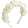 xbiez Bloem hoofdband bloemen haar kransen bruids hoofddeksel bruiloft festivals fotoshoots haaraccessoires bloem hoofdband voor meisjes vrouwen fotoshoots blauw bruiloft bruid wit