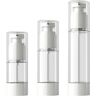 Peticehi 3PCS Airless Pump Bottles Travel, Airless Pump Bottles Makeup Pump Dispenser Travel Size Bottle (15ML+30ML+50ML,Spray Bottle)