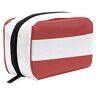 MONTOJ cosmetische tas Oostenrijk Vlag make-up zip pouch