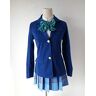 GJBXP Anime Love Live kostuum Tojo Umi Koroti Eli Nico Rin Honoka cosplay jas + pruik + rok blauw schooluniform set cosplay kostuums XL kostuum 3