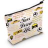 Generic Taxi Driver Gift voor Vrouwen Taxi Driver Leven Make-up Rits Pouch voor Taxi Driver, Taxi Driver Tas