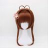 XINYIYI Card Captor Sakura Kinomoto Sakura Brown Cosplay Wig Women Girls' Party Wigs