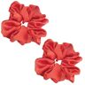 ELicna 2 Pcs Silk Scrunchies,Elastic Silk Scrunchies No Damage,Sleepy Tie for Women and Girls,Large Silk Scrunchies for Non Slip,Satin Scrunchies for Any Hair