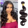 huarisi Body Wave Human Hair Single Bundles Short Brazilian Virgin Hair Body Wave Bundles Weave Natural Color 1 Bundle 100g 10 Inch