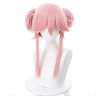 Chtom Front Secretary Fox Twinkle Pink Hair Bag Cosplay Anime Pruik