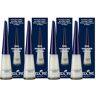 HEROME 4-Pack Nagelverharder en Base Coat Nail Hardener Strong Nagelversterker voor Zwakke en Gevoelige Nagels TFS Hars- en Tolueenvrij 4 * 10ml.