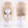 GJBXP Violet Evergarden Cosplay Pruik Hittebestendig Synthetisch Lichtblond Haar Cosplay Pruiken Voor Dames Anime Violet Evergarden + Pruik Cap