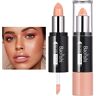 Rolempon Concealer en contourstick,2-in-1 Stick Voor Concealer & Contouring   Color Corrector Concealer Stick, Contouring Concealer Foundation, Concealer Cream Pen Make-up