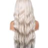 GGOII BGHJUE Platinum Blonde Wig With Baby Hair 26 Inch Synthetic Lace Front Wig Glueless Heat Resistant Wigs For Women (Color : 1 Size : 18inches)-22inches_1 126inches