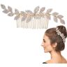 Generic Bruidshaarkam, Bruiloftshaarkam,Strass bladeren haarstuk Bruidshaarclip, bruiloftshaarkam, bladeren haarstuk, hoofddeksels