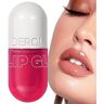 Fukamou Opvullende lipolie Lipolie voller,Big Brush Glanzende Langdurige Plumping Gloss, Niet-plakkerige Voller Lip Gel voor zachte, vollere lippen