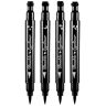 RIYAN 4 STUKS Kleur Seal Eyeliner Set Double-Ended Waterproof Non-Smudged Eyeliner Cute Stamp Eyeliner