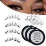 Yaepoip Magnetic Eyelashes, Magnetic Lashes, Magnetic Eyelashes Natural Look, Eyelashes Magnetic Lashes (3pcs,#3)