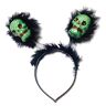 Morain Hoofdbanden, afschuwelijke Halloween hoofddeksels lente lange schedel hoofdbanden aankleden hoofddeksel voor cosplay feest decor nieuwigheid hoofdtooi