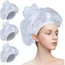 ZSENSO 2pcs Net Plopping Cap for Drying Curly Hair, Fast Drying Adjustable Net Plopping Cap For Drying Curly Hair, Net Plopping Cap with Drawstring, Hair Net Snood For Drying Curly Hair (3PCS)