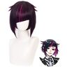 GJBXP Anime Twisted Wonderland Lilia Vanrouge Korte pruik Cosplay Kostuum Hittebestendig Synthetisch haar Heren Dames Pruiken