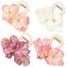 KJSAGFIUGF Flower Hair Claw Clip, Women'S Flower Shaped Hair Clip, Flower Hair Clip for Women, Flower Hair Clip Gifts for Ladies Girls (4PCS)