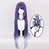 FNBK Game Princess Connect! Re Dive Shijo Rei Cosplay Wigs Purple Gray Ombre Long Heat Resistant Synthetic Hair wig Pelucas + Wig Cap HG-769