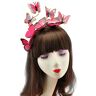 Morain Hoofdbanden, vlinder fascinator hoed 3D vlinder hoofdband vlinder hoofddeksel thee party hoed vlinder haarband vlinder haar hoepel