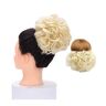 Generic Messy knot haarstuk Chignon haarstukje Curly Bun Hair Extensions Scrunchie Opgestoken haarstukken Synthetische kammen in Messy bun haarstuk voor vrouwen Bun haarstukken voor vrouwen (Color : X-102)