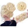 zhengzhong17 Dagelijks gebruik, Messy Bun Haar Stuk Dikke Opgestoken Elastische Scrunchies Rommelige Synthetische Golvend Haar Extensions Opgestoken Chignon Paardenstaart Haarstukjes,Opgestoken haarbroodje voor d