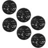 Angoily 6 Stuks Afstandhouder Voor Wimperlijm Pallet Wimper Extensions Wimperlijm Pad Valse Wimpers Lijmbak Valse Wimper Houder Rond Wimperlijmkussen Jade Extensie Lijm Kunstmatig