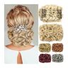 XJing-478 Broodje haarstuk Messy Bun Chouchou Chignon Haarstukje Synthetische Haarstukken Krullend Chignon Bun Extension Kammen in Messy Bun Haarstuk for Vrouwen Haarstukken voor vrouwen (Color : 8)