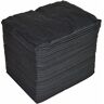 ZONALOOK Wegwerphanddoeken van vliesstof, 40 x 80 cm, 100 stuks, voor kapsalon, schoonheidssalon, zwart