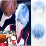 GGOII Anime Kuroko No Basket Tetsuya Kuroko Cosplay Wig Short Light Blue Synthetic Hair Halloween Costume Wigs Perucas+ Wig Cap