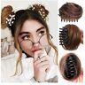 Cenz-888 Haarknotje 1 STKS Haarstukjes Opgestoken Ballet Broodje for Vrouwen Grils Claw Clip in Haar Broodje Rommelig Nep Haar Broodjes Extensions Clip in Donut Chignon Synthetisch Broodje Haarbroodjes voor da