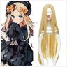 YHWW FGO Fate Grand Order Abigail Blonde 100 cm Lange Rechte Bresl Kathleen Breslin Cosplay Halloween Carnaval Party + Gratis Pruik cap