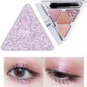 layue Oogschaduwpalet Make-up 4 kleuren glitter make-uppalet,Pigment Oogschaduw Palet Blendable Makeup Palette Waterdicht oogschaduwpalet Glittermake-uppalet voor verschillende make-up