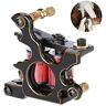 Betued Tattoo Shader Gun, Professional Liner Shader Tattoo Iron Machine Gun, 10 Wrap Pure Copper Coil Coloring Lining Tool